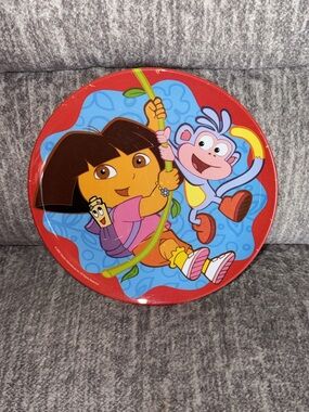 Vintage 2003 Dora The Explorer Melamine Kids Plate